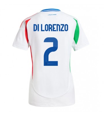 Italien Giovanni Di Lorenzo #2 Udebanetrøje Dame EM 2024 Kort ærmer
